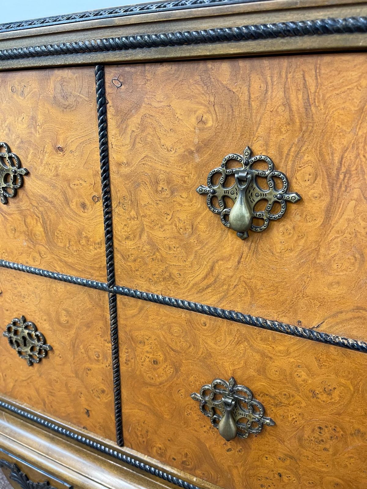Art Deco Chest Of Drawers Attributed To Carl Malmsten, Sweden, 1920s photo vintage