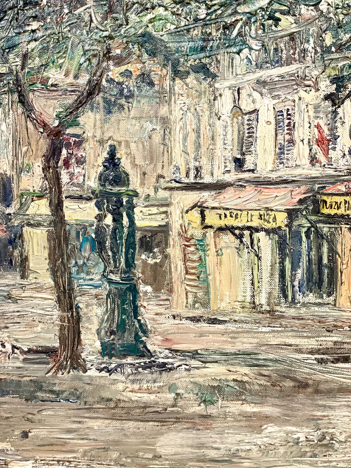Oil Painting Of Montmartre, Paris 1968 – Signed Dalian photo buy