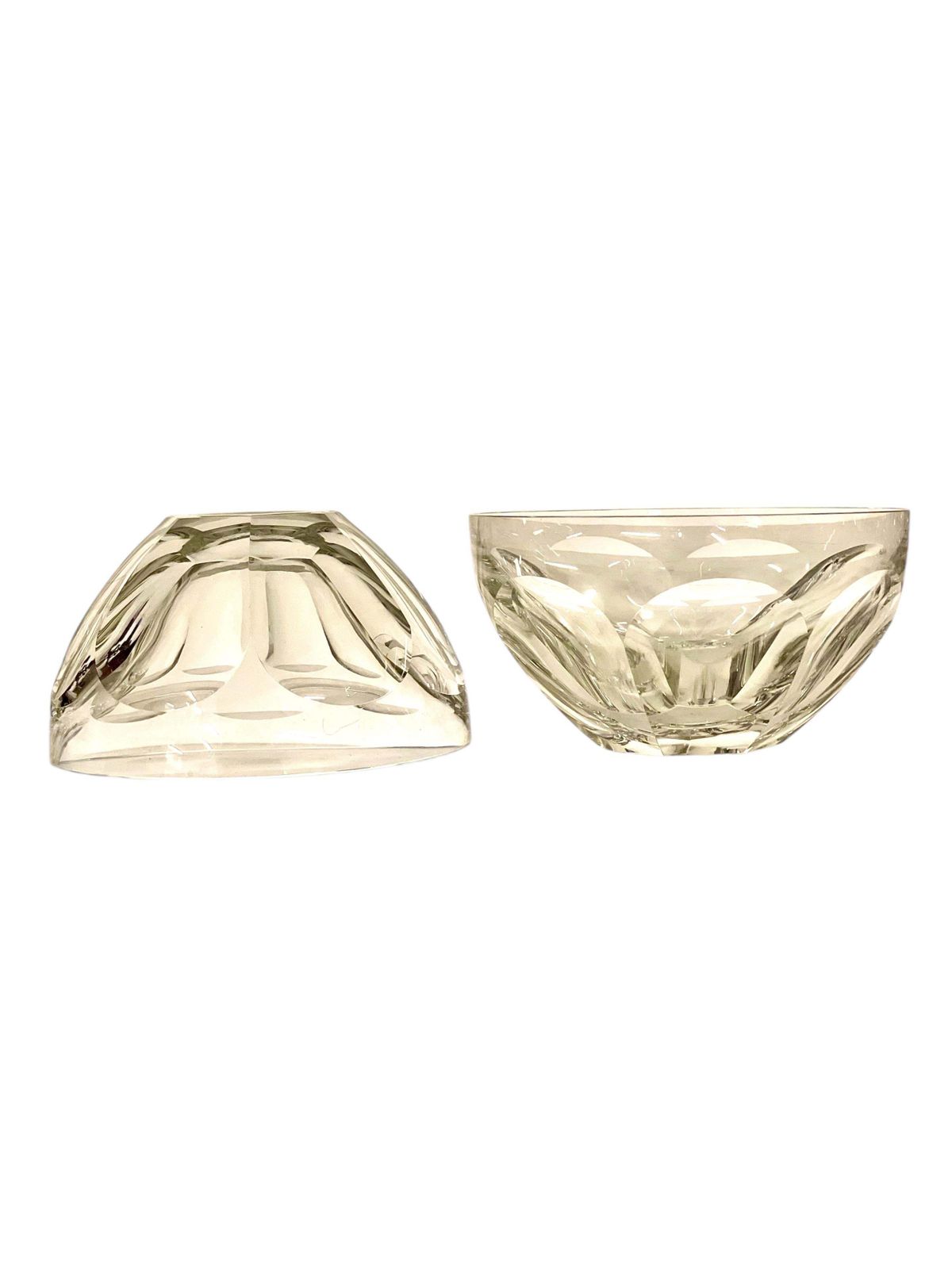 Set Of 8 Hand Cut Vintage Crystal Bowls By Baccarat, France 20th Century photo buy