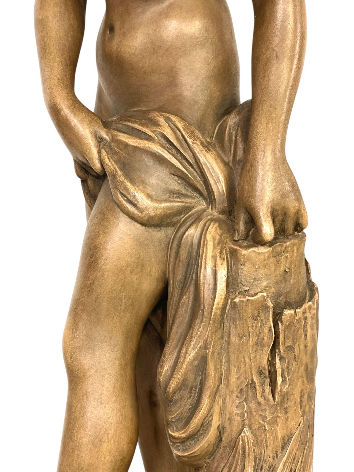 Terracotta Sculpture « La Baigneuse »  After Falconet 19th Century photo 1213.0