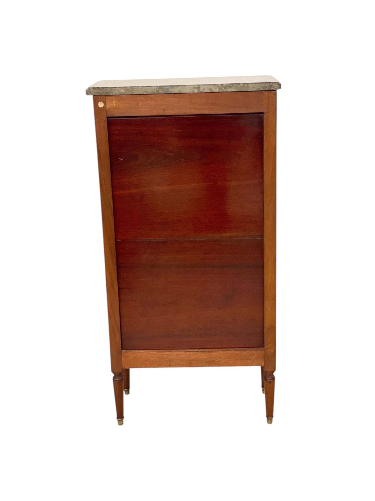 Furniture 19th Century Walnut Bibus Or Book Case With Marble Top photo