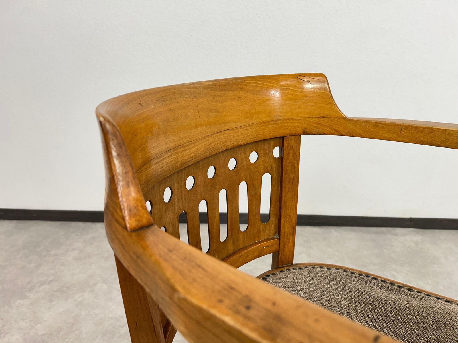 photo for sale Vienna Secession Armchair By Otto Wagner Executed By Pancota Vienna