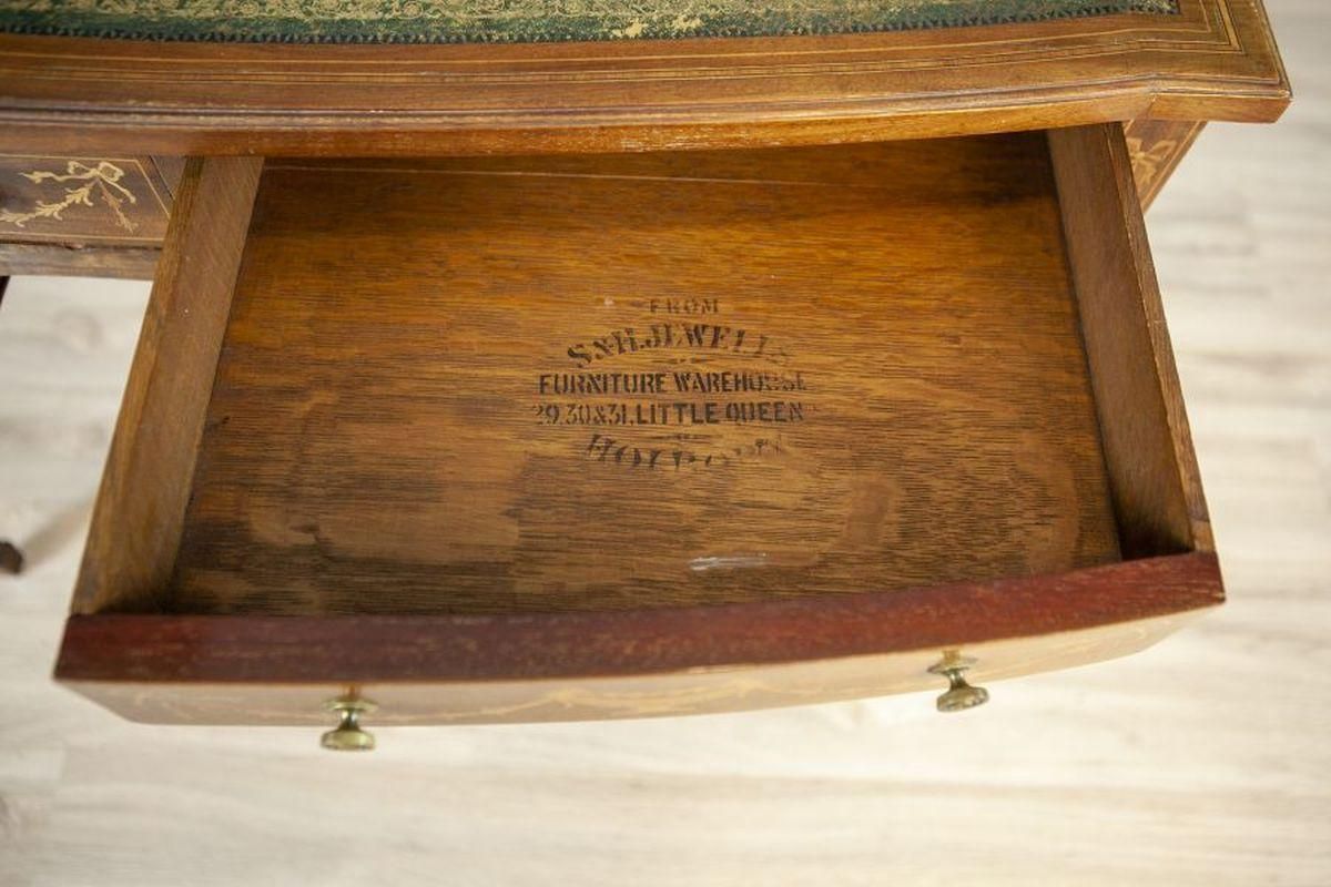 Furniture Rosewood Ladies' Desk By S.& H. Jewell From The Late 19th Century photo
