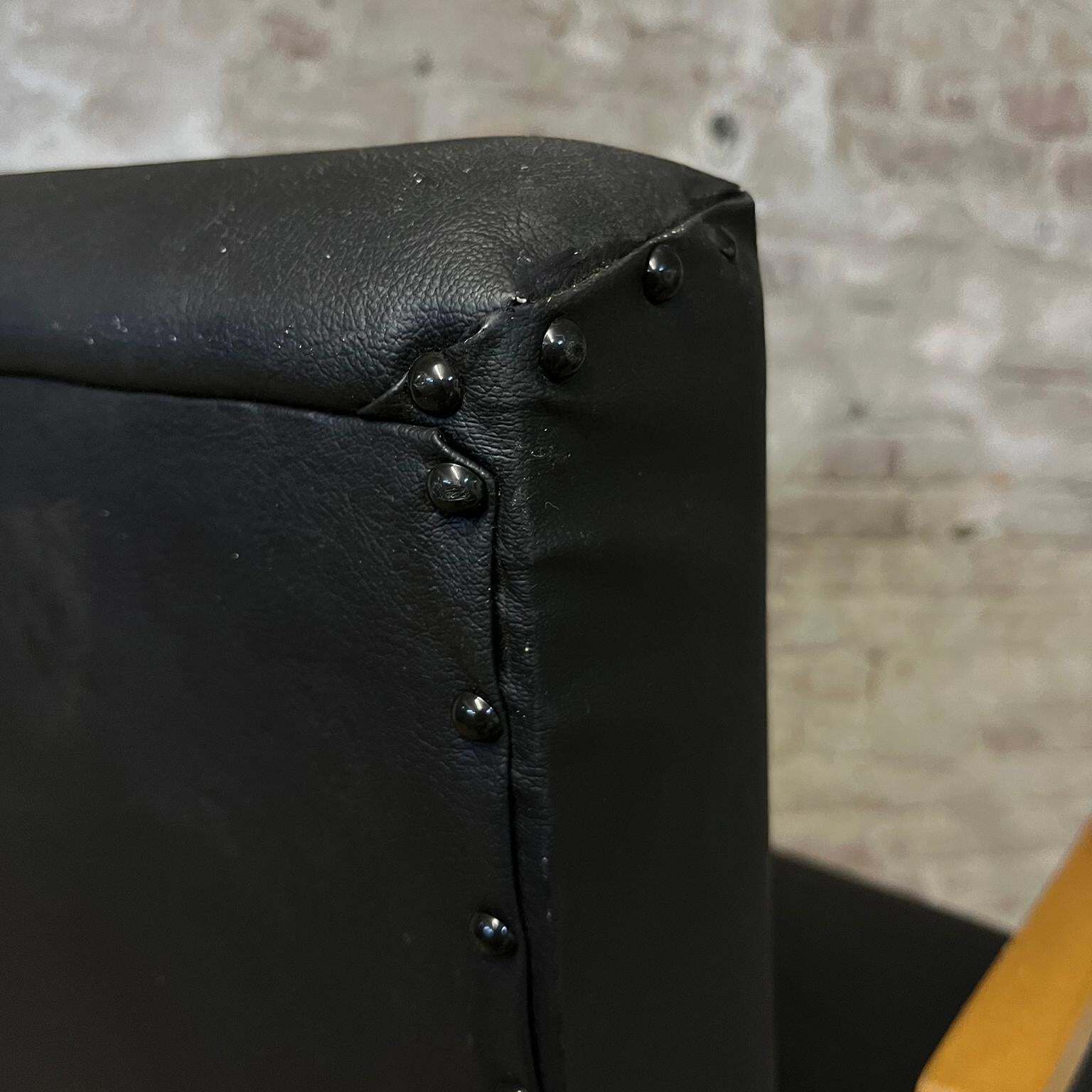 photo buy Tubax Armchair In Black Faux Leather