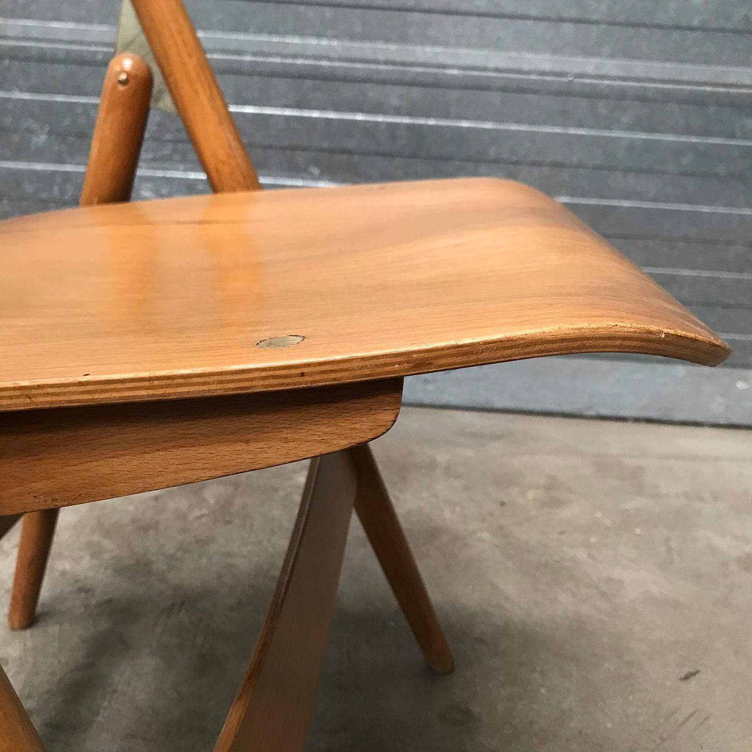386.0 1952, Egon Eiermann For Wilde & Spieth, Wooden Folding Chair photo
