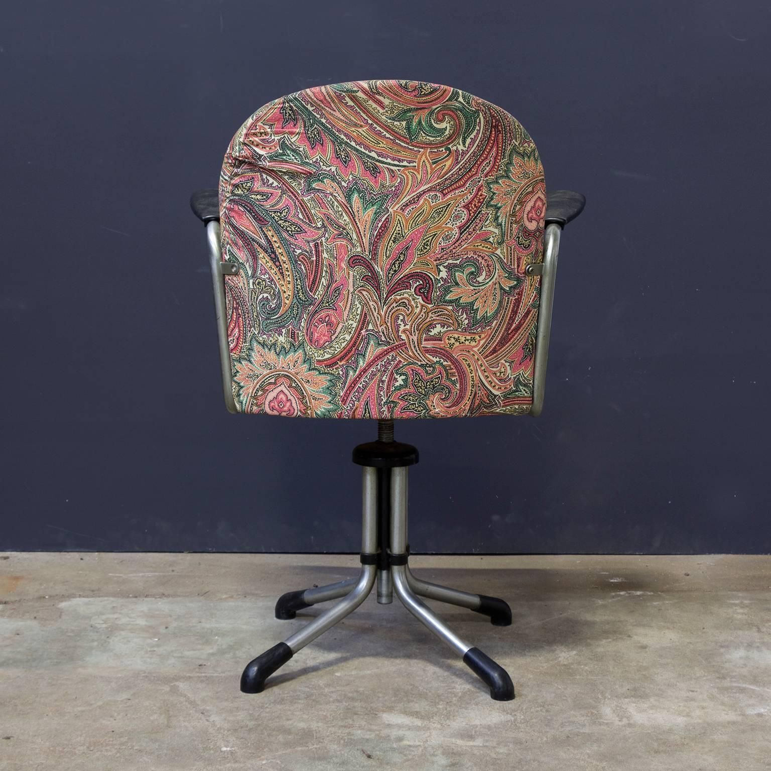 1935, W.H. Gispen By Gispen Culemborg, Office Chair 356, Bakelite Armrests photo Furniture