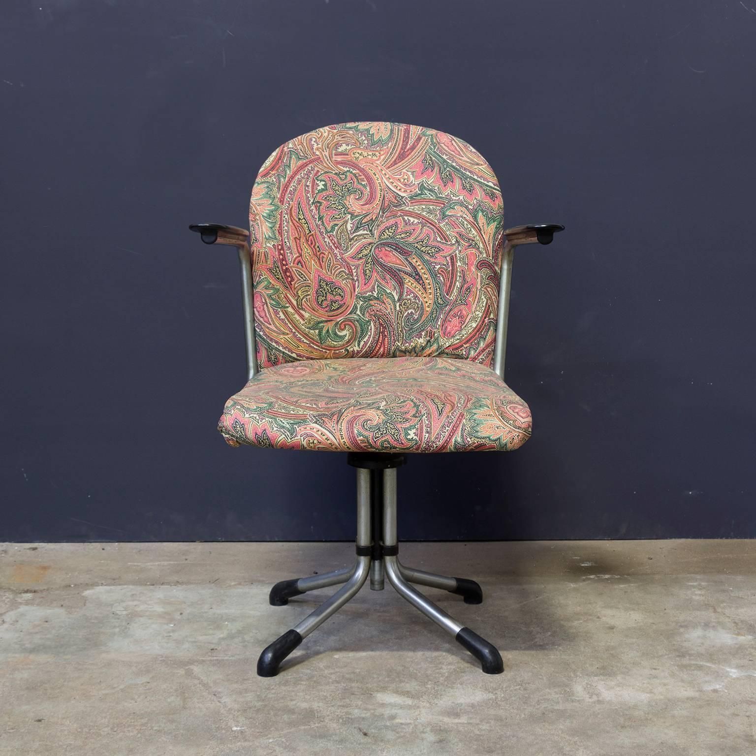 1935, W.H. Gispen By Gispen Culemborg, Office Chair 356, Bakelite Armrests photo 1111.0