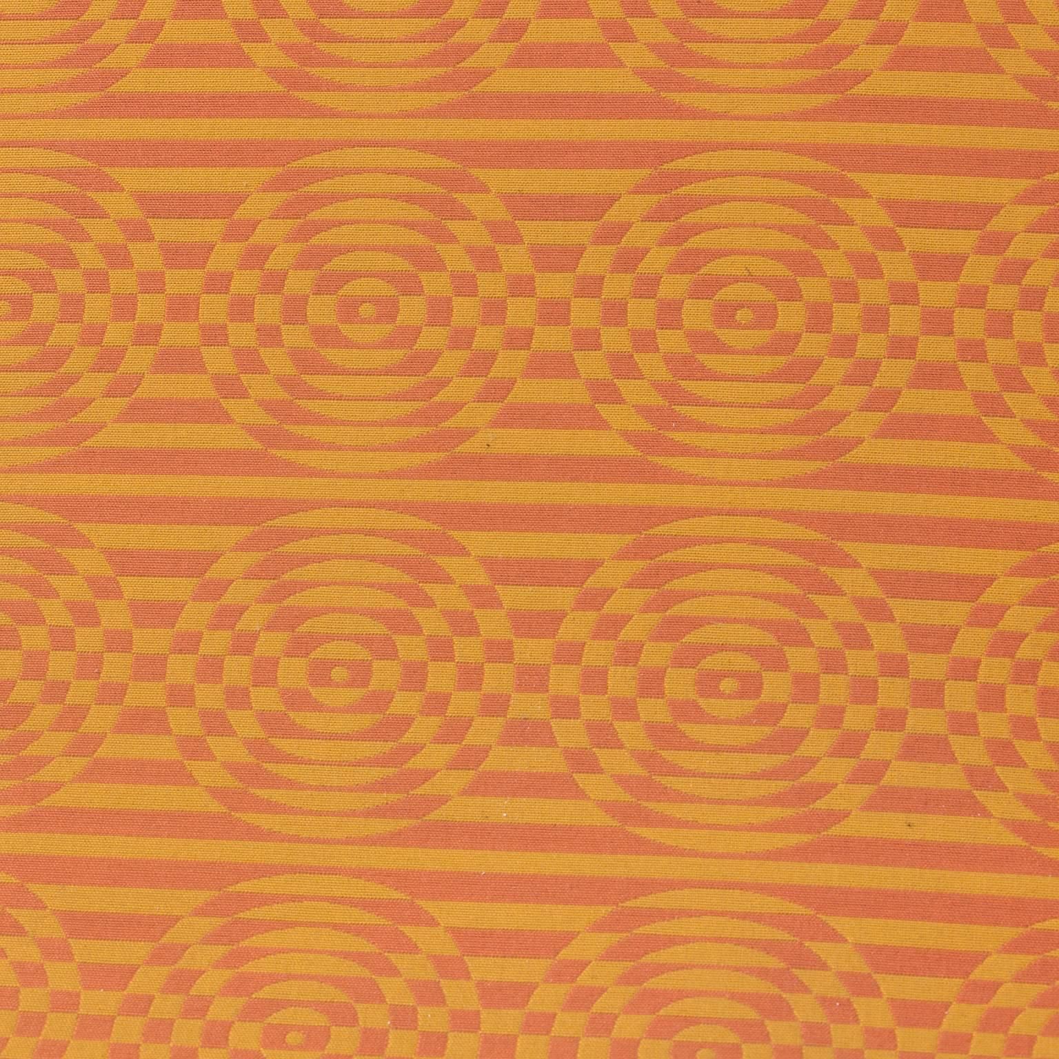 photo furniture 1973, Verner Panton, 1 2 3 Serie Easy Chair In Original Panton Fabric