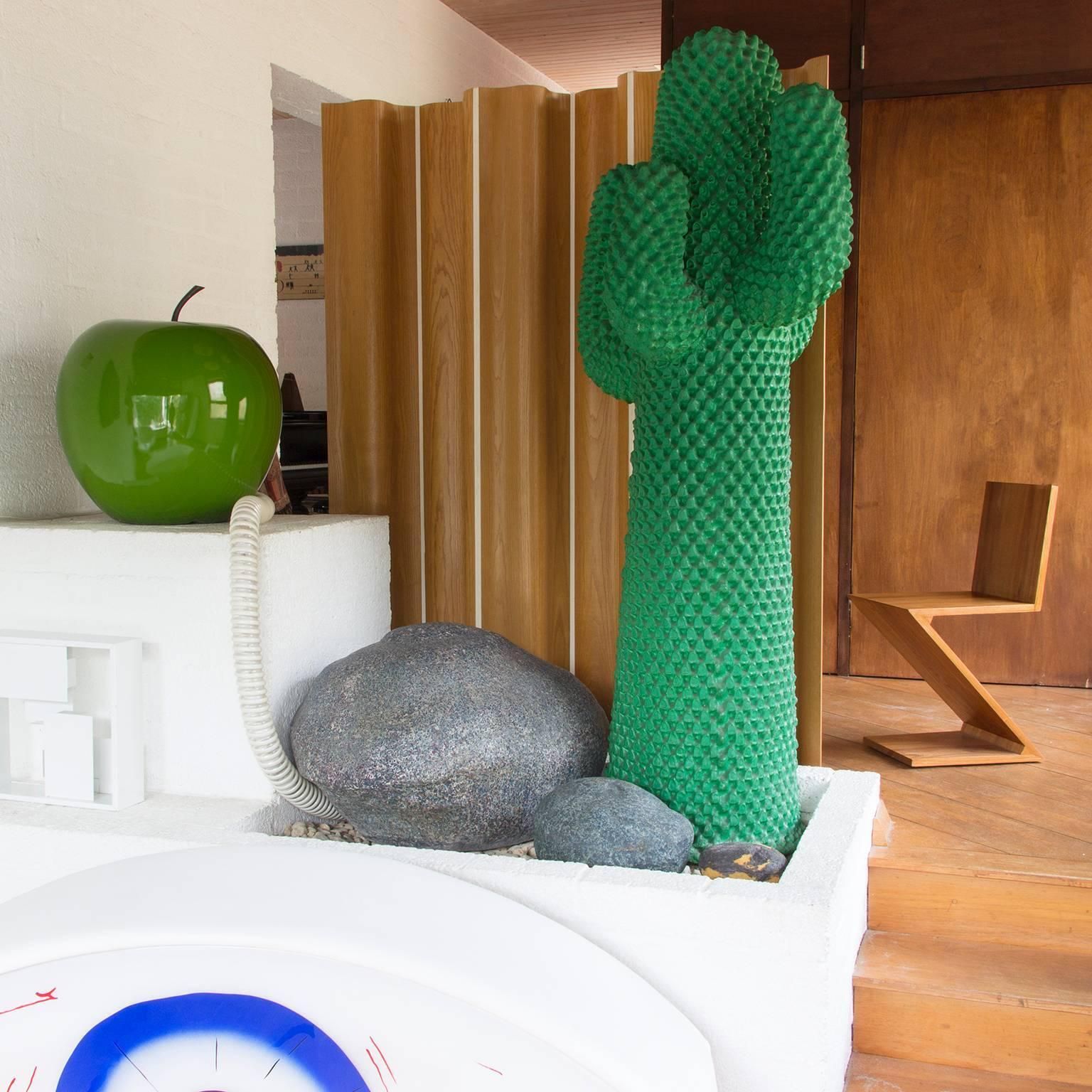 photo furniture 1972, Guido Drocco And Franco Mello, Cactus Coat Stand, In The Best Green Ever