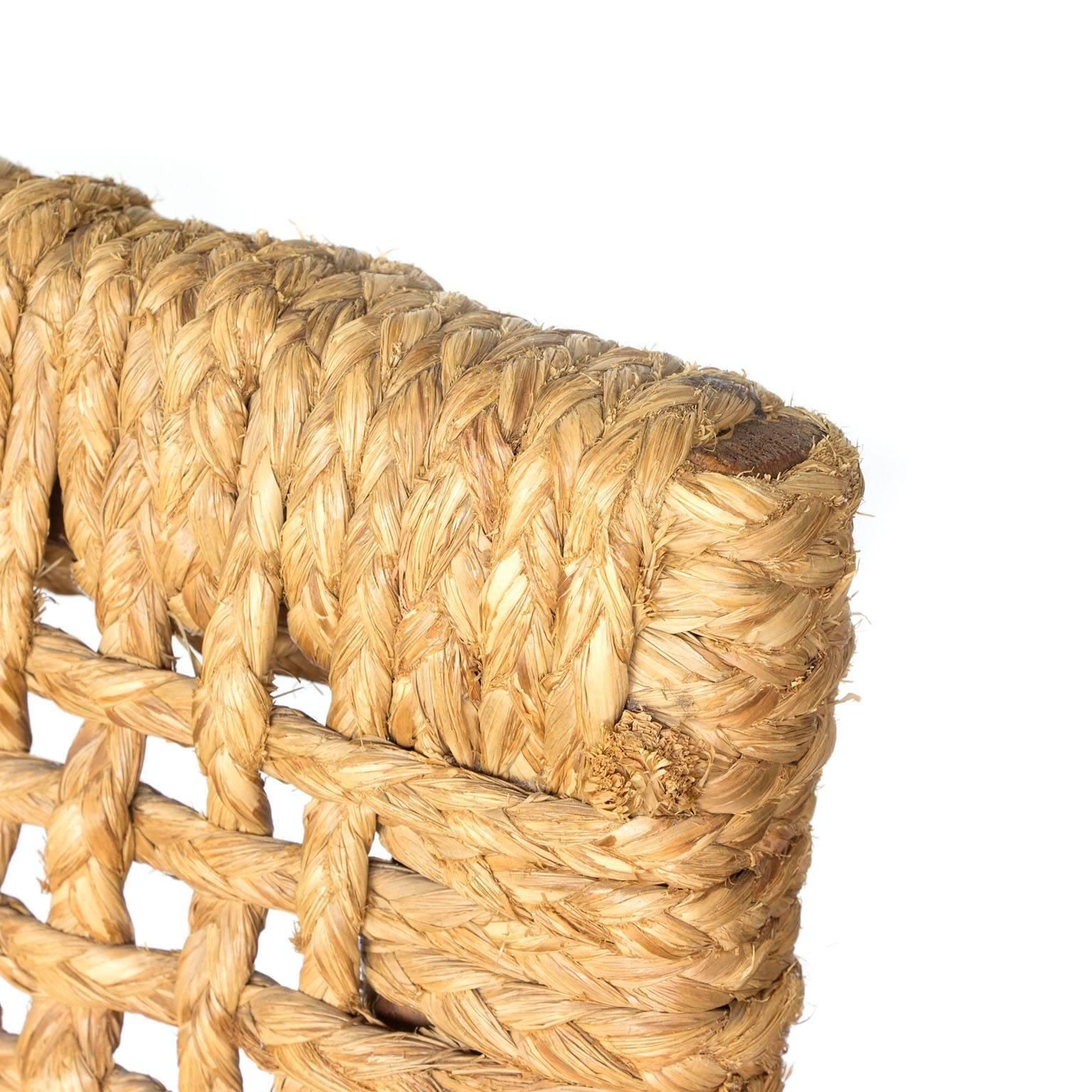 photo for sale 1935, Bas Van Pelt Rope Slung Rare High Back Comfortable Armchair