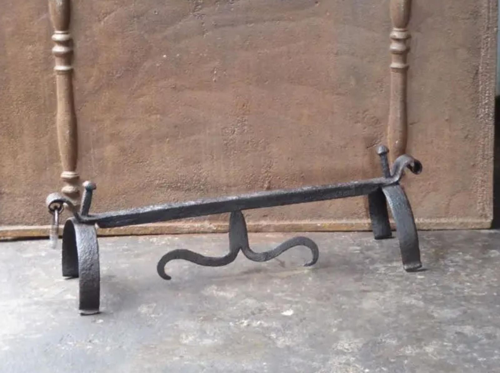 Gothic Rest For Fireplace Tools, 17th Century photo vinterior