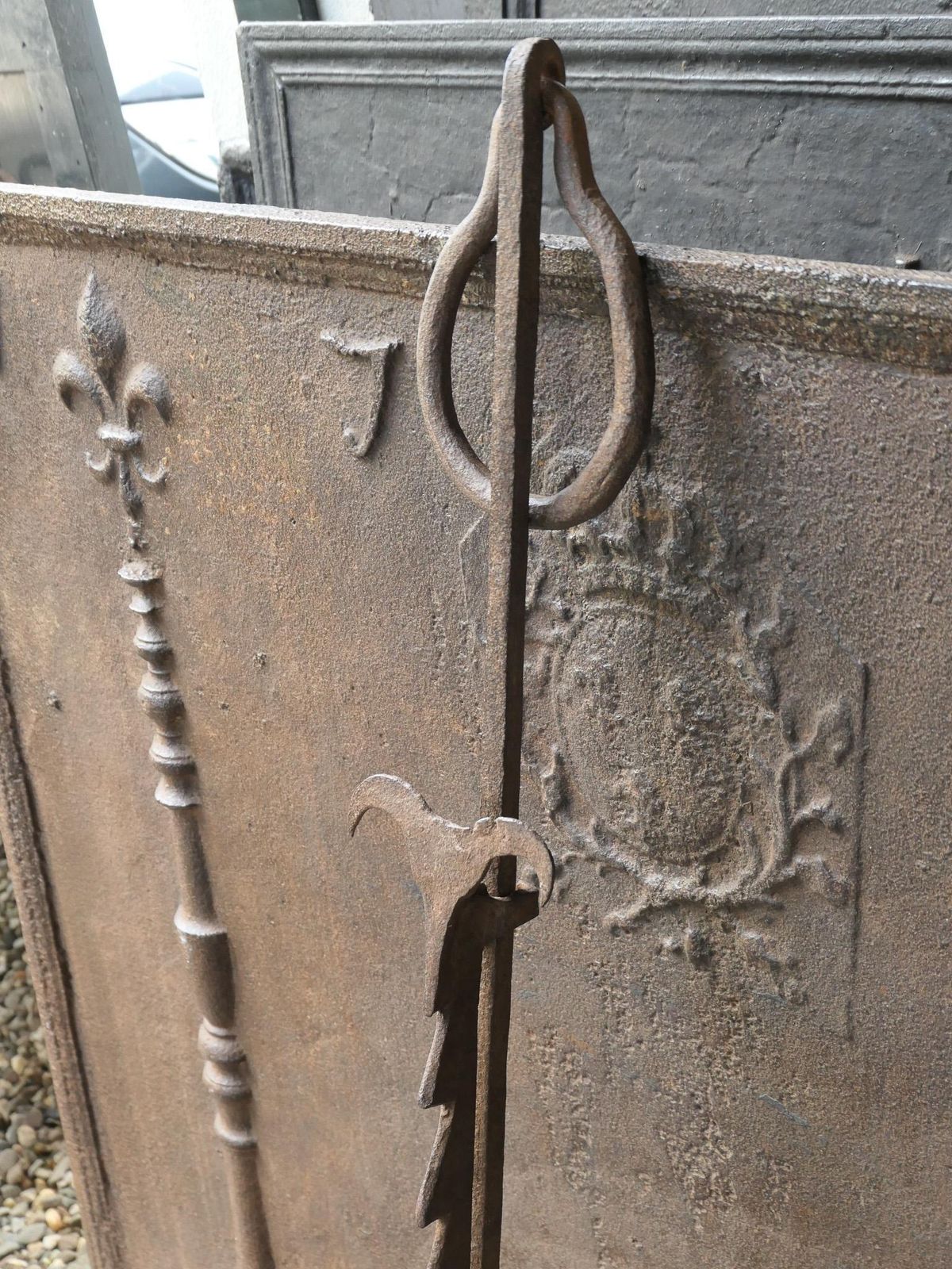 18th Century French Fireplace Trammel Or Pot Hanger, Louis XIV Period photo buy