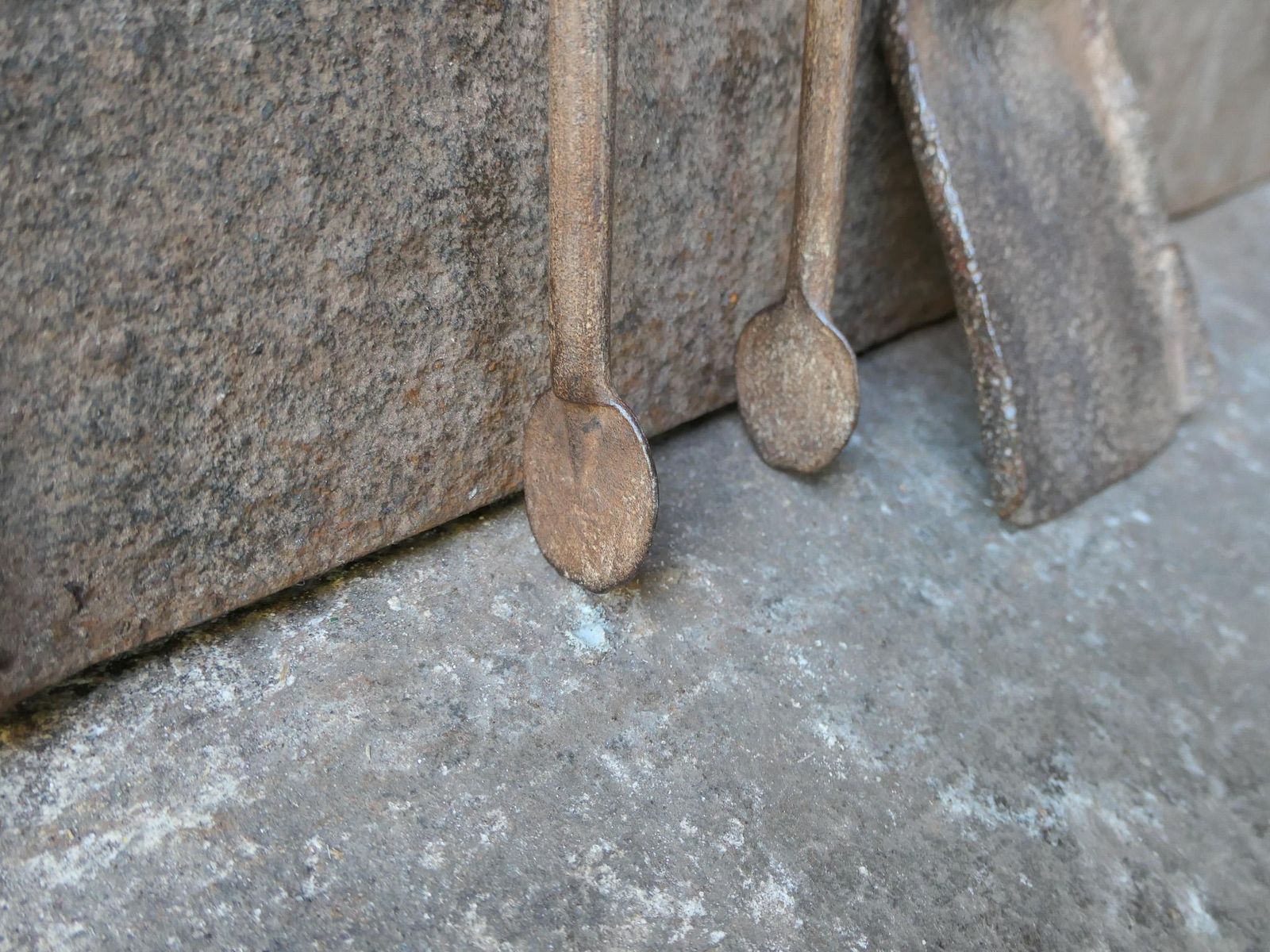 Rustic French Neoclassical Fireplace Tools, Louis XV Period photo 339.0