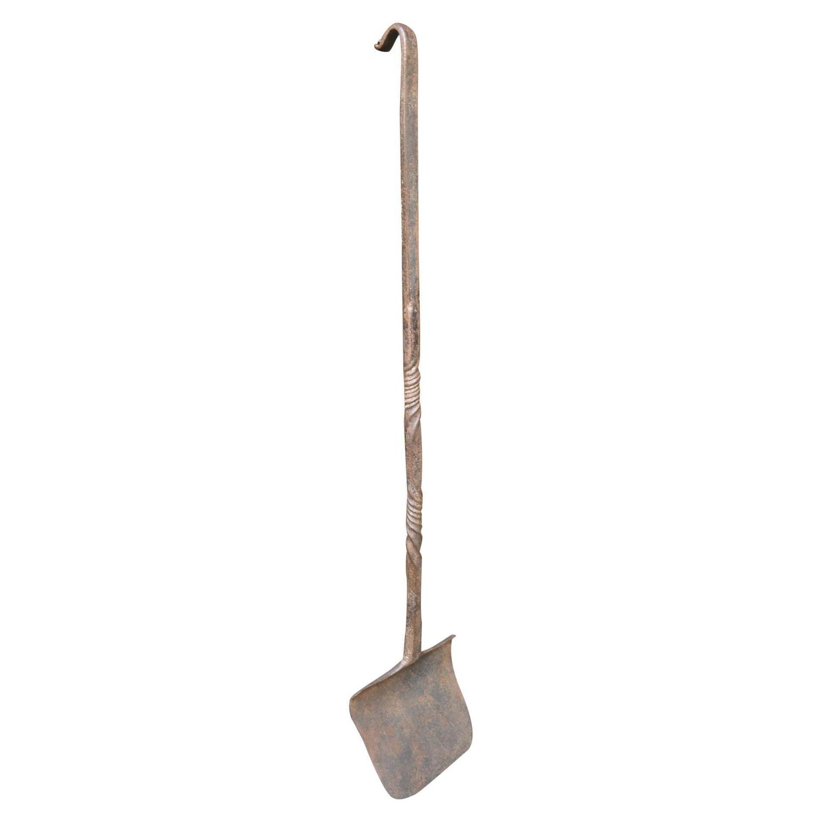 Large 18th Century French Fireplace Shovel Or Fire Shovel
