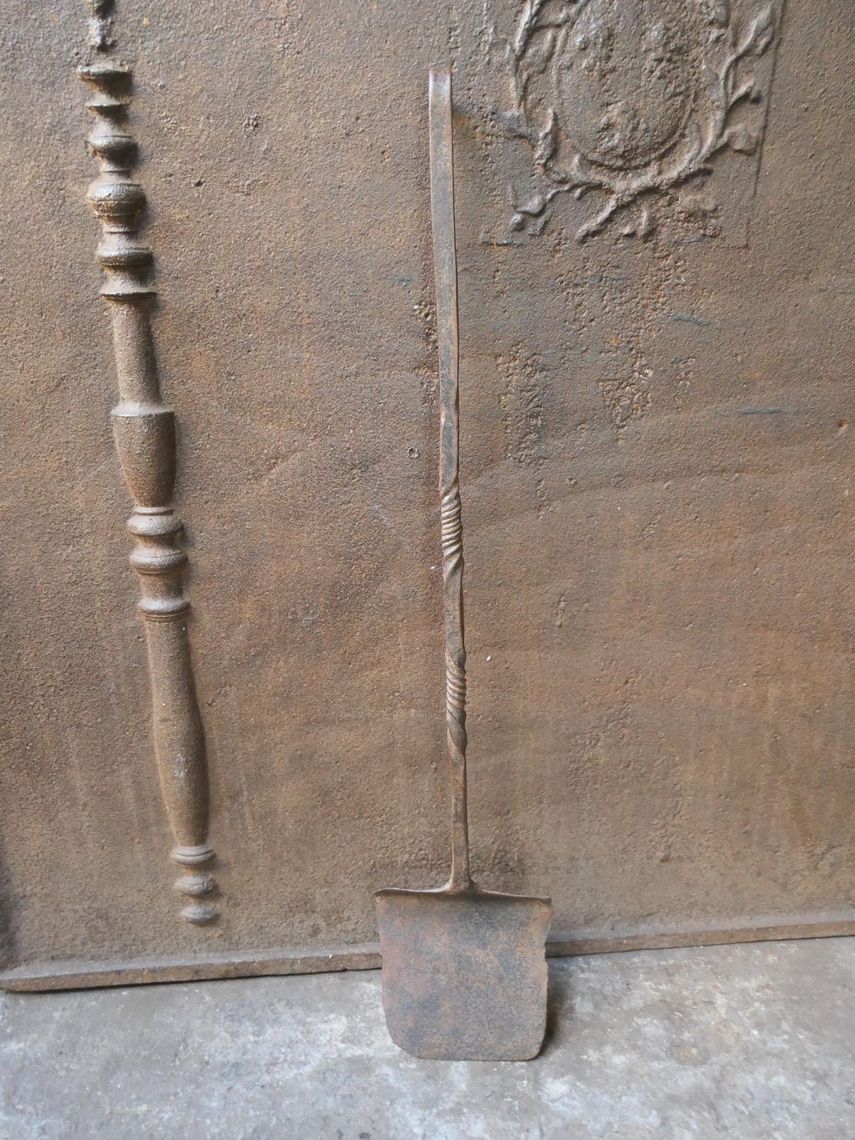 Large 18th Century French Fireplace Shovel Or Fire Shovel photo furniture