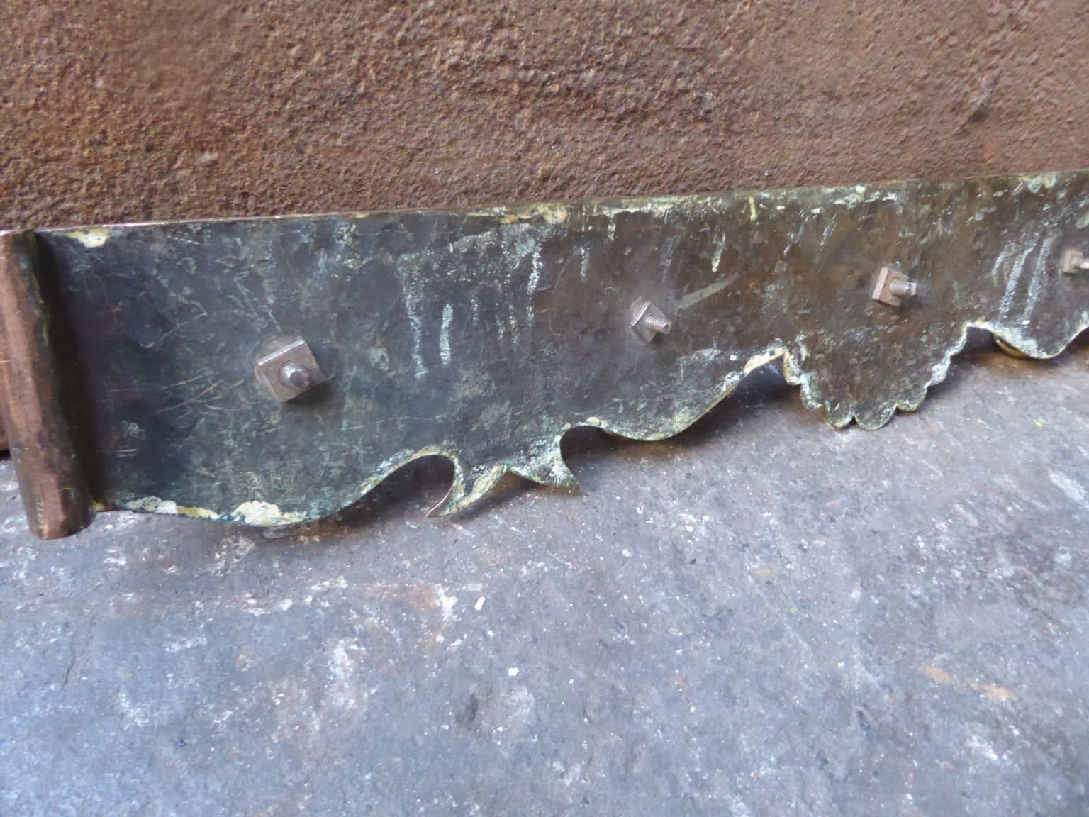 Art Nouveau Period Fireplace Tool Hanger Or Hook, Early 20th Century photo vintage