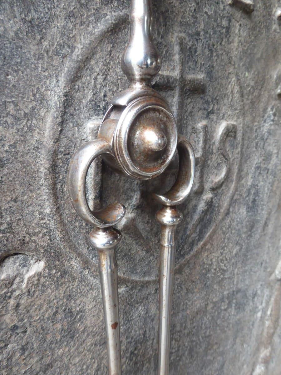 Large Georgian Fireplace Tongs, Early 19th Century photo Home Fixtures