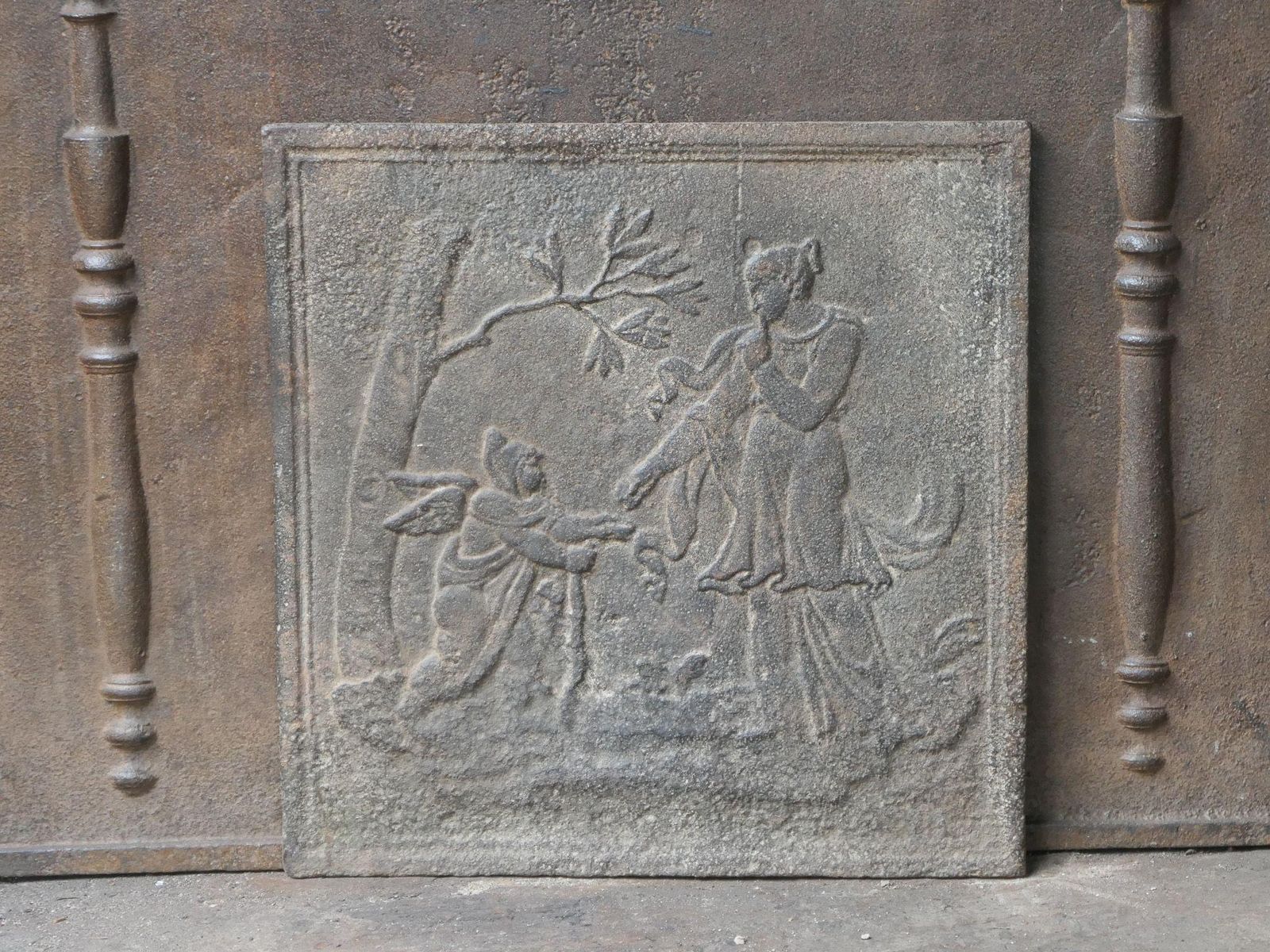 French Napoleon III Period Fireback, 19th Century photo furniture