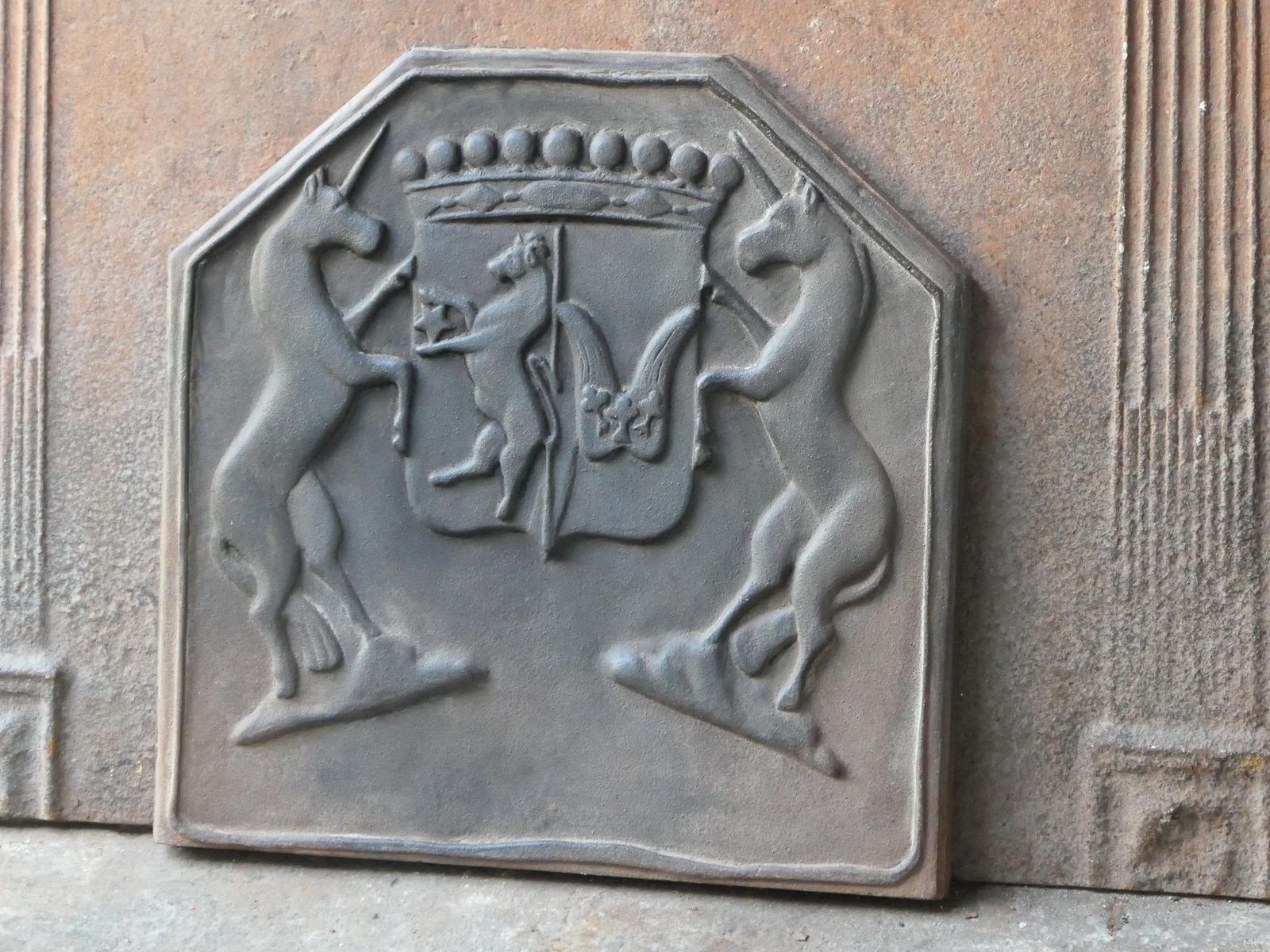 20th Century French Napoleon III Style 'Coat Of Arms' Fireback / Backsplash photo 322.0