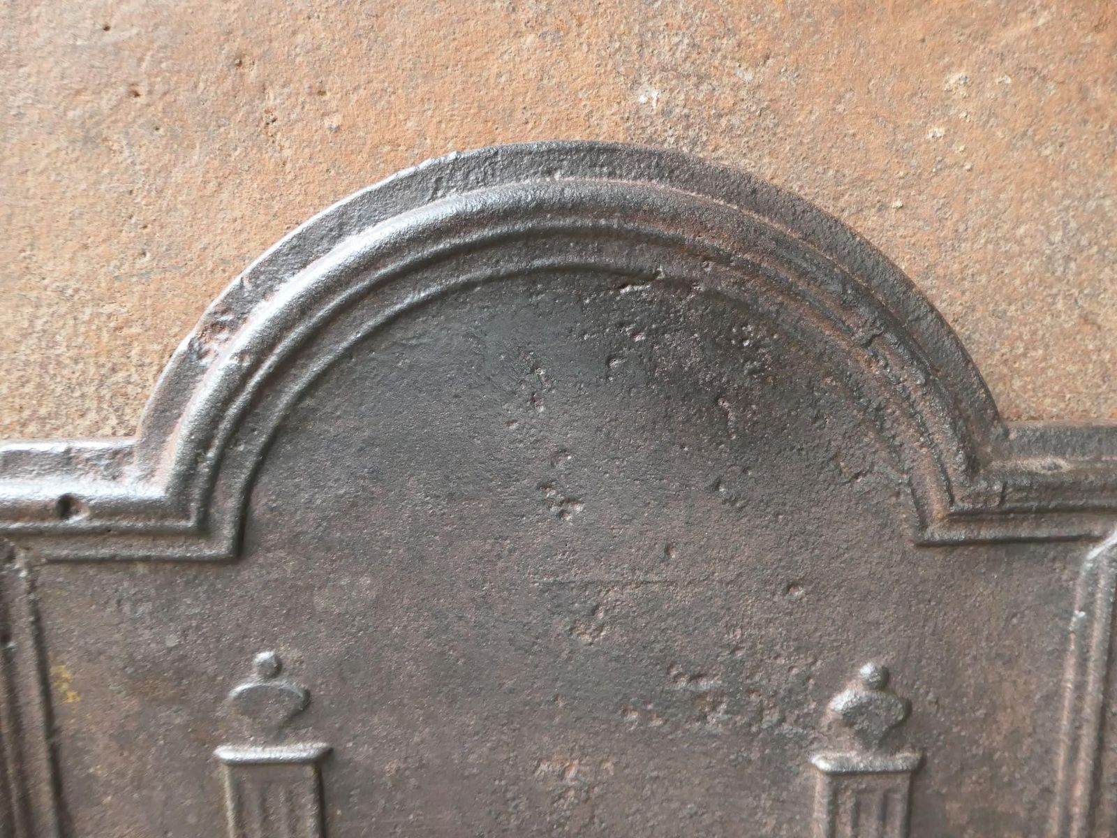 French Neoclassical Period 'Pillars Of Freedom' Fireback / Backsplash photo buy