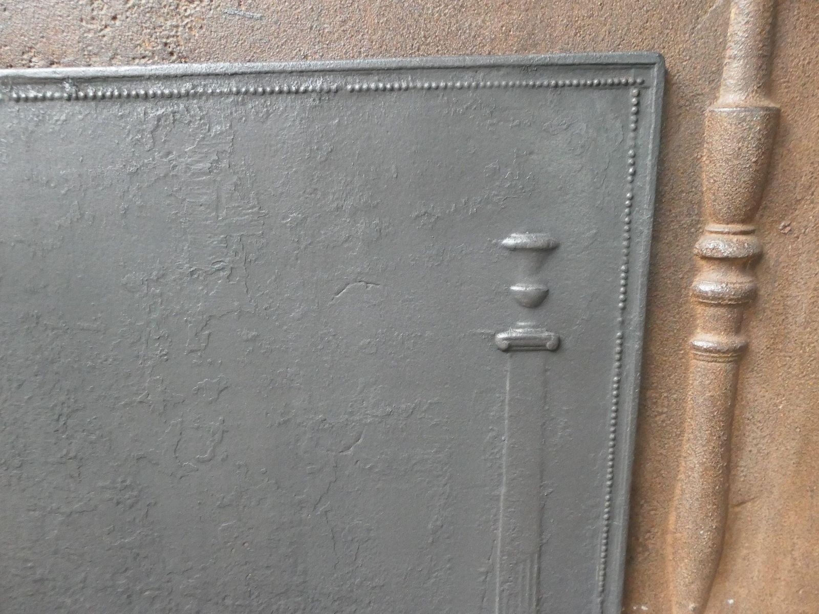 French 'Pillars Of Freedom' Fireback / Backsplash, Early 19th C. photo 382.0