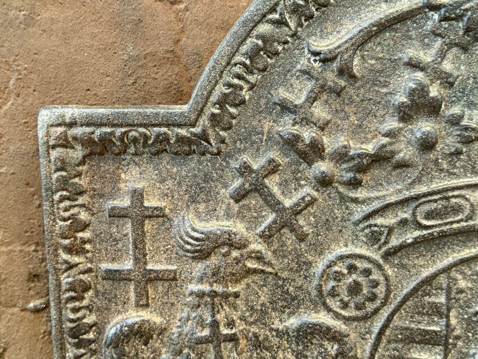 French 'Arms Of Lorraine' Fireback, 20th Century, Louis XIV Style photo for sale