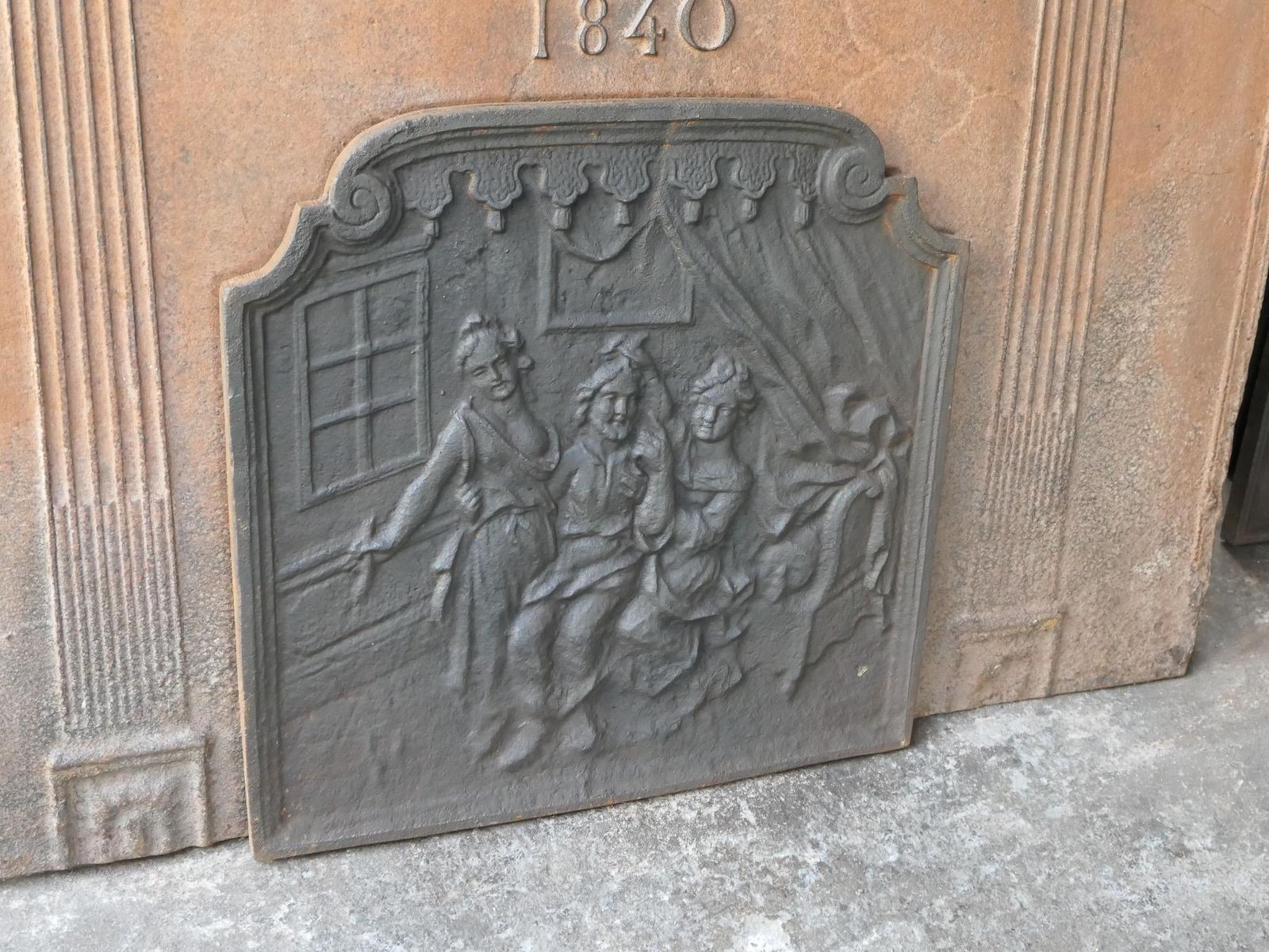 20th Century Napoleon III Style French Fireback / Backsplash photo 339.0