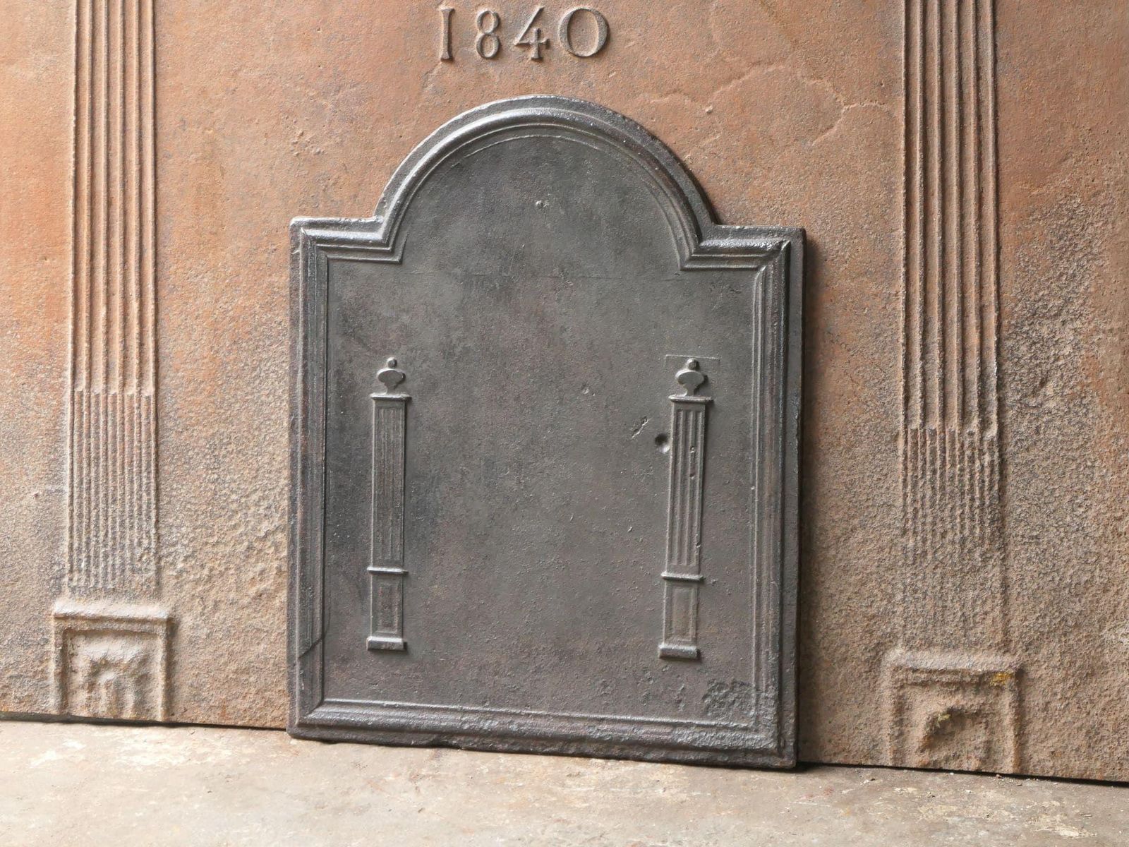 French 'Pillars Of Freedom' Fireback / Backsplash, Early 19th C. photo for sale
