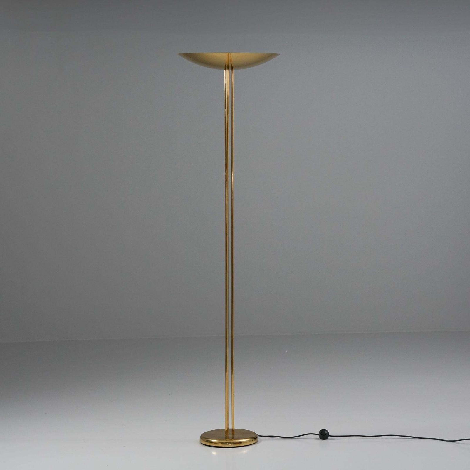 Rare Brass Floor Lamp, J.T Kalmar, 1970/1980s photo furniture