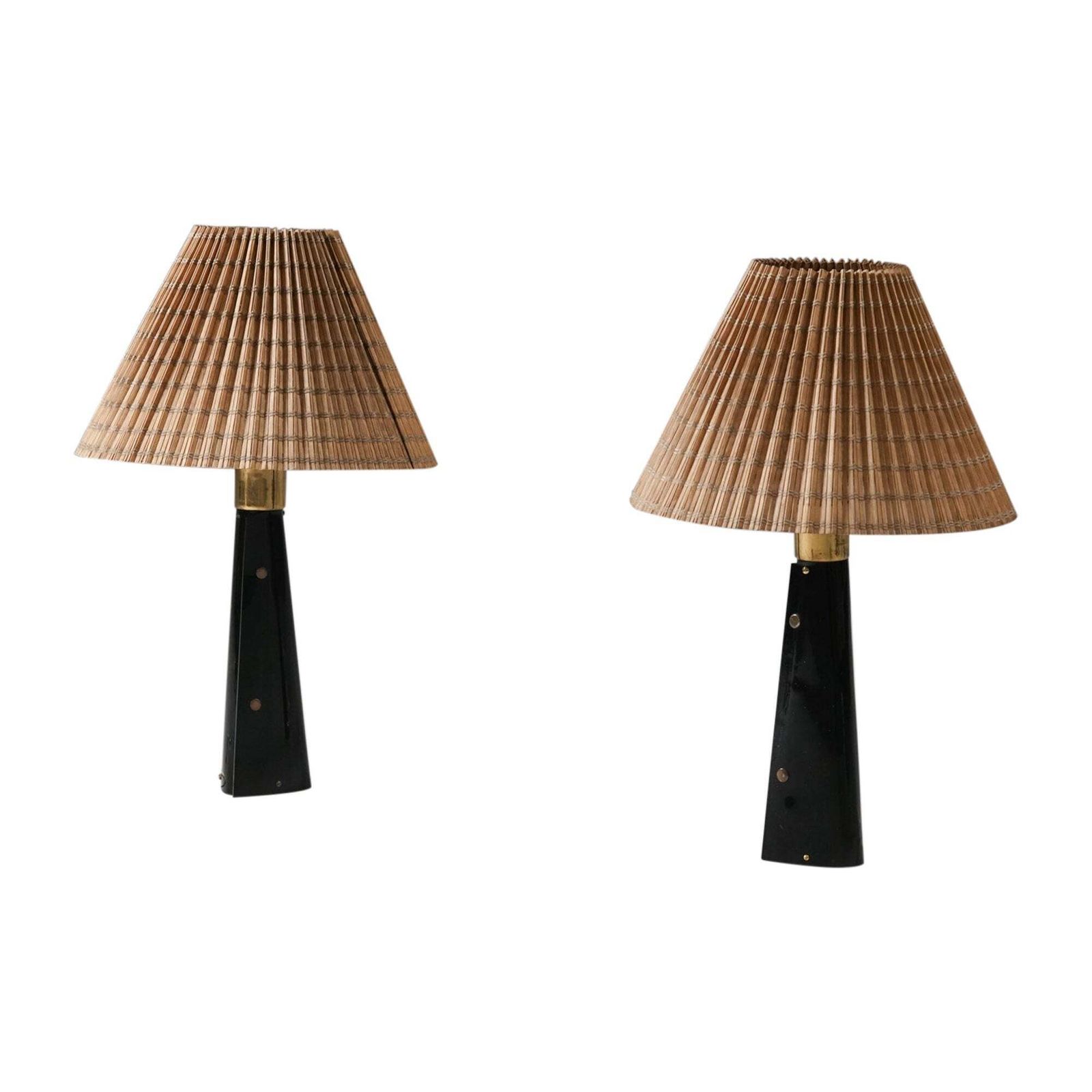 Rare Pair Of Table Lamps, Lisa Johansson Pape, Sanka Oy, Oy Stockmann Ab, 1960s