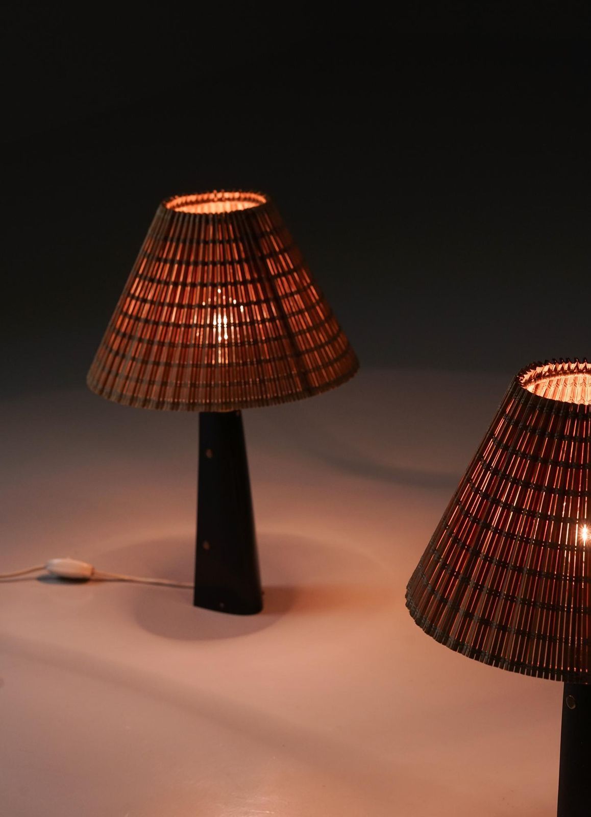 Rare Pair Of Table Lamps, Lisa Johansson Pape, Sanka Oy, Oy Stockmann Ab, 1960s photo buy