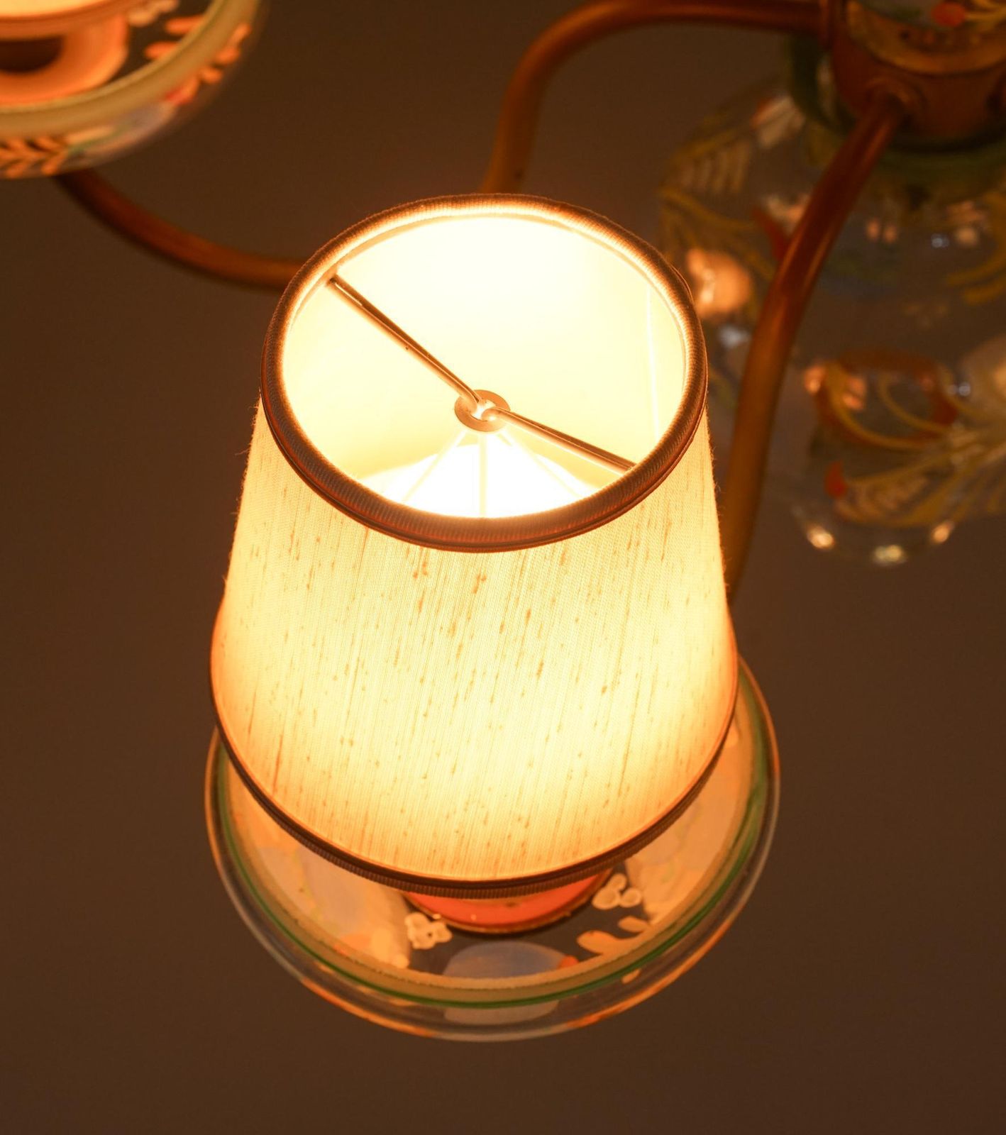 photo furniture Paavo Tynell Glass Chandelier, Taito Oy, 1930/1940s