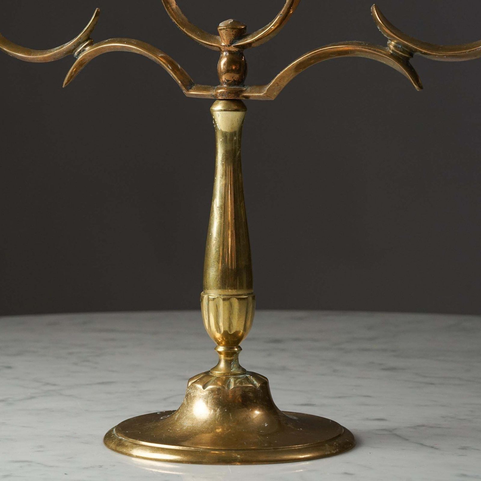 Brass Candelabra By Paavo Tynell For Taito Oy, 1920s photo Home Decor