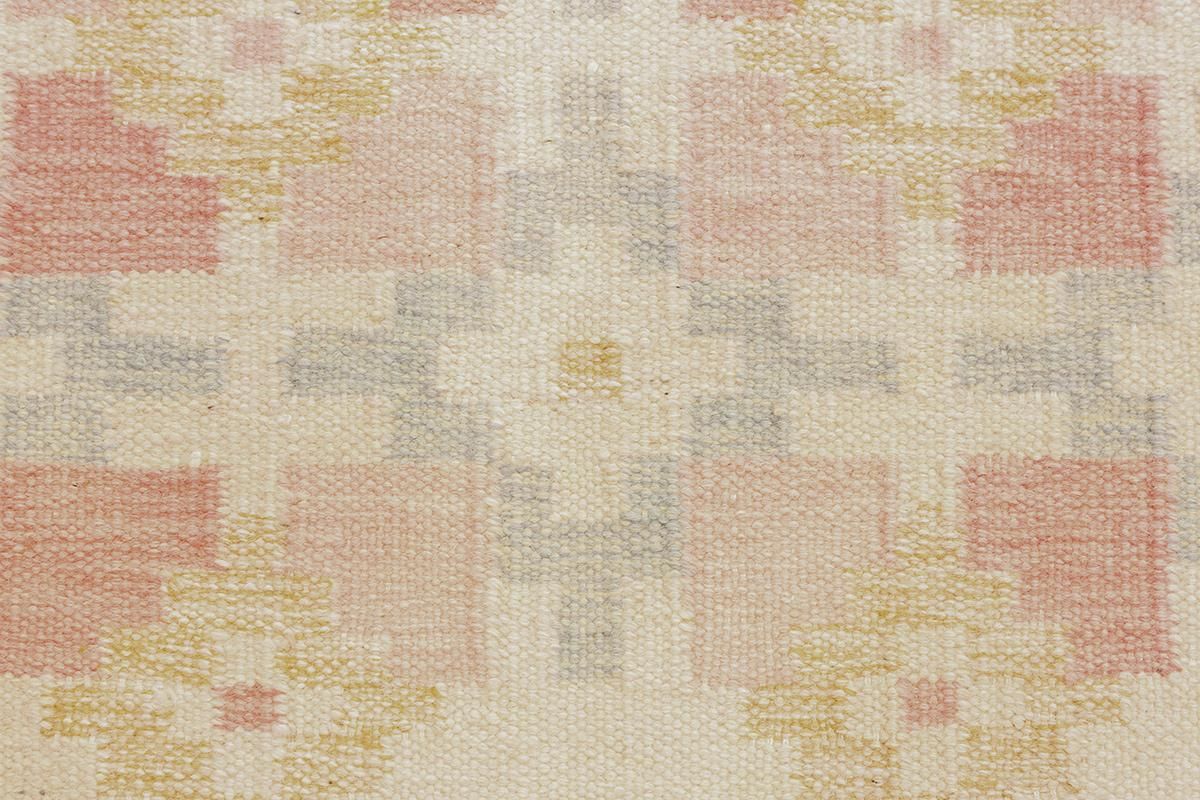 Vintage Swedish Rug Flat Weave Jk photo 2487.0