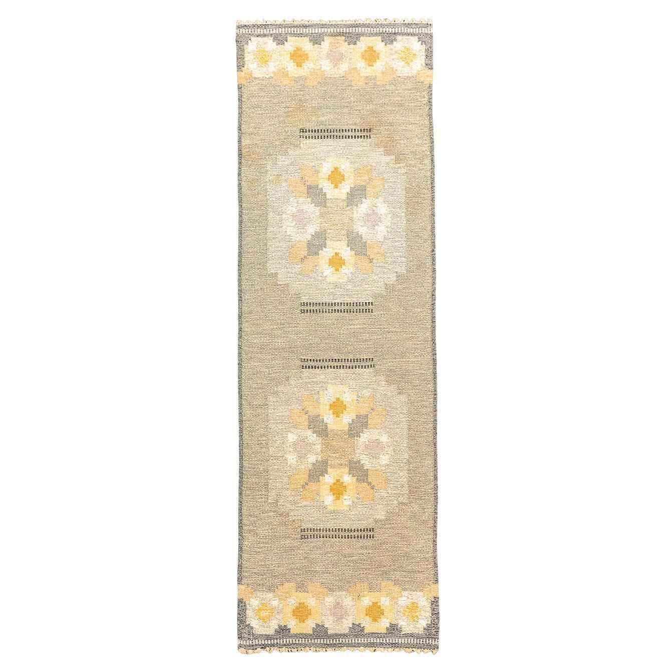 Swedish Rug Minimalist Design Runner Size