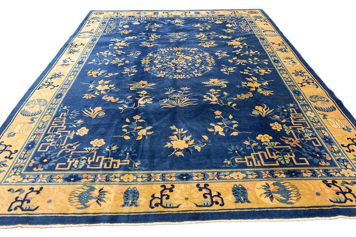 Chinese Rug Blue Peking photo for sale
