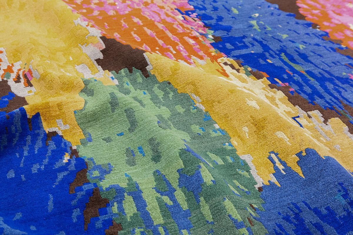 Tibetan Rug Abstract Design photo buy