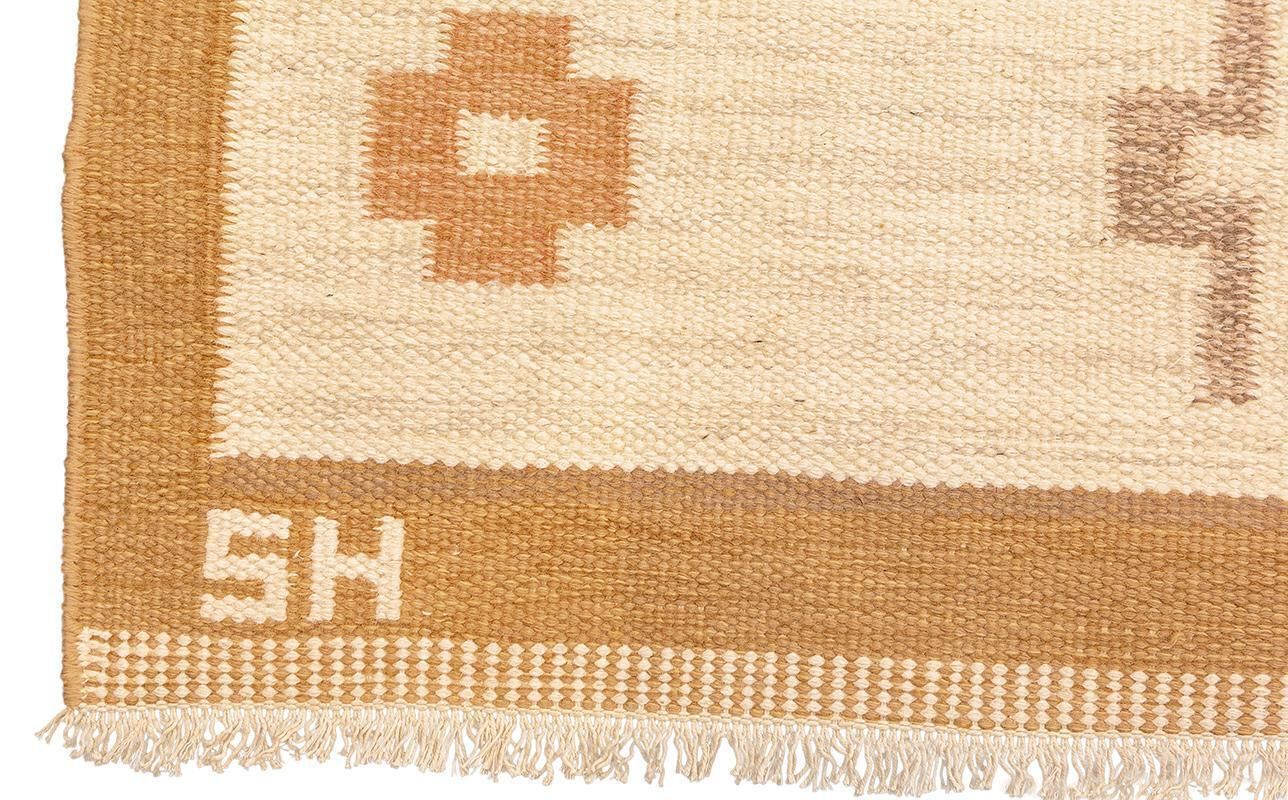 Scandinavian Rug Sh Signed photo Textiles