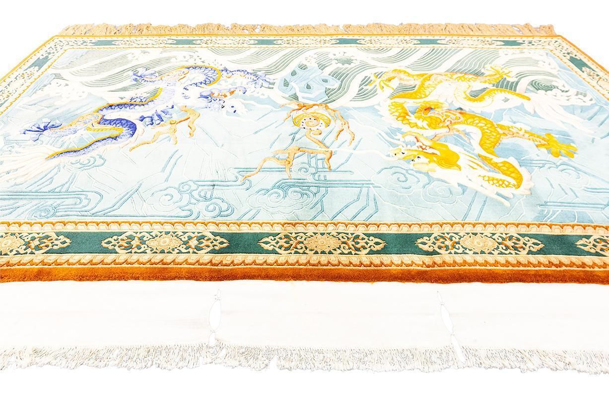Chinese Rug By Walter Nichols In Relief Technique photo furniture