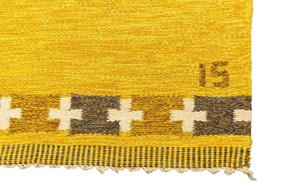 Scandinavian Rug Rollakan By Ingegerd Silow photo for sale