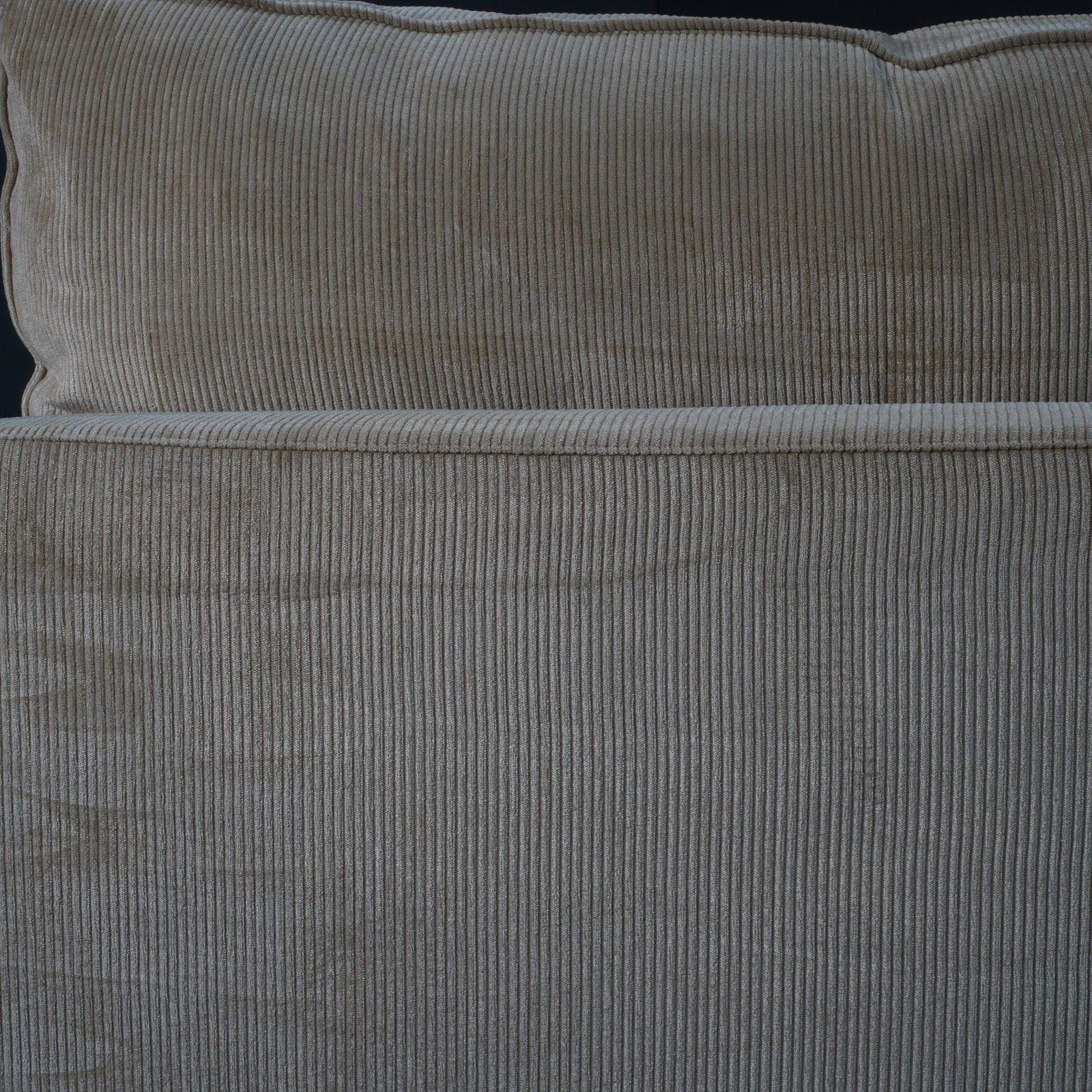 photo for sale Roche Bobois Cream Cord Armchair And Footstool
