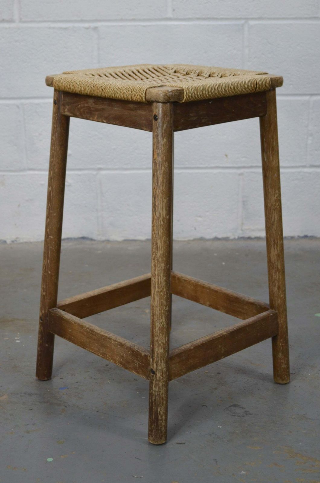 Vintage Mid Century Hans J Wegner Style Stool photo furniture