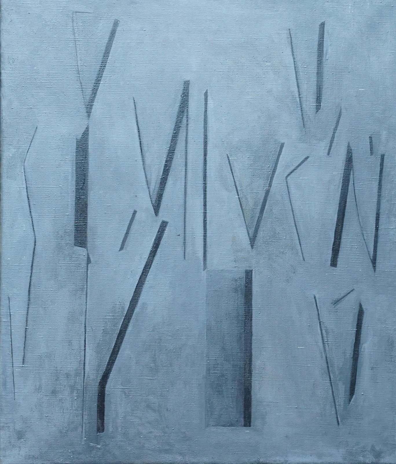 Penelope Ellisconceptual Abstract VI   British Sixties Abstract Art Oil Painting Female Artist1963 photo furniture