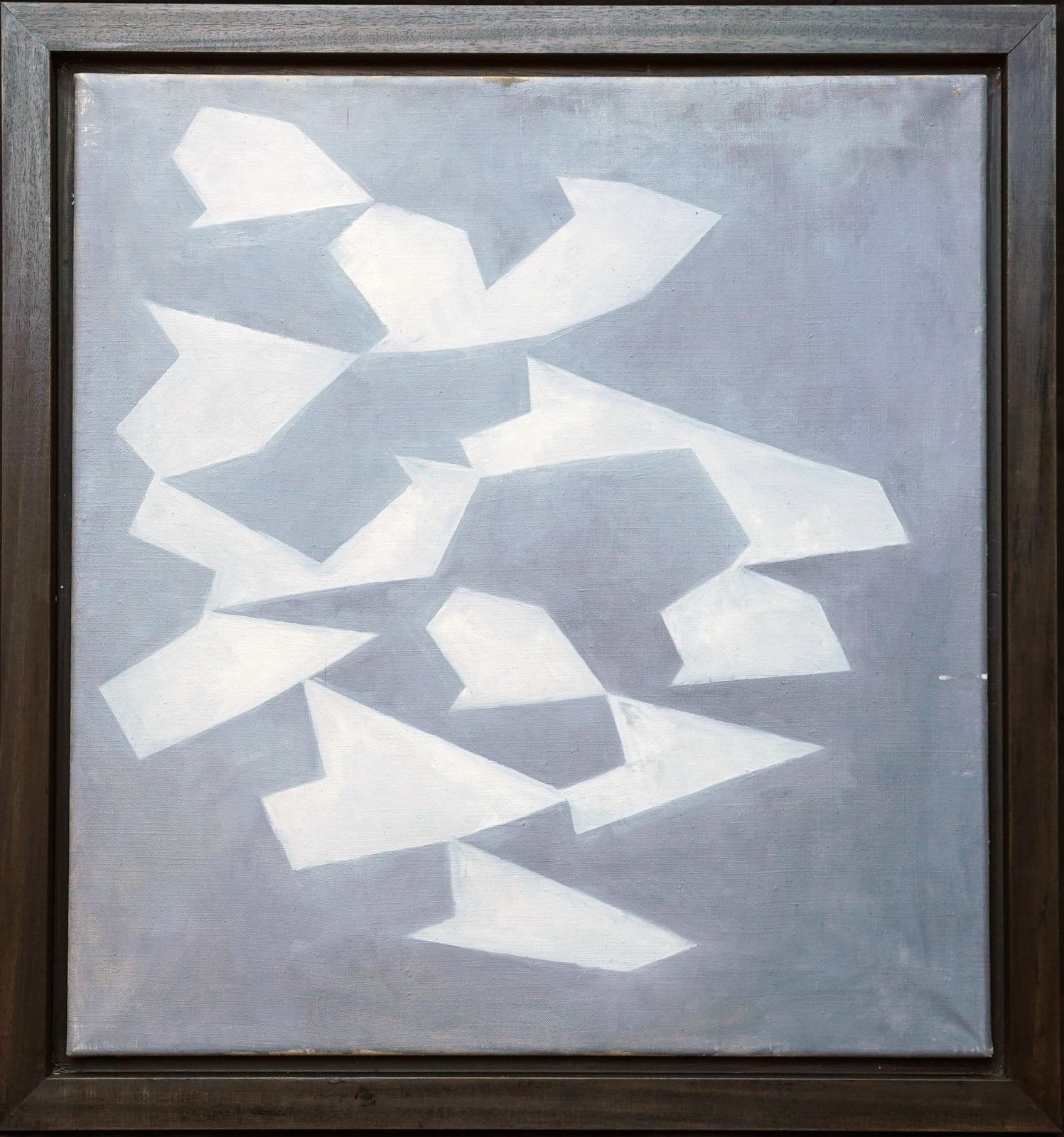 Penelope Ellisconceptual Abstract I   British Sixties Art Oil Painting Female Artist1962