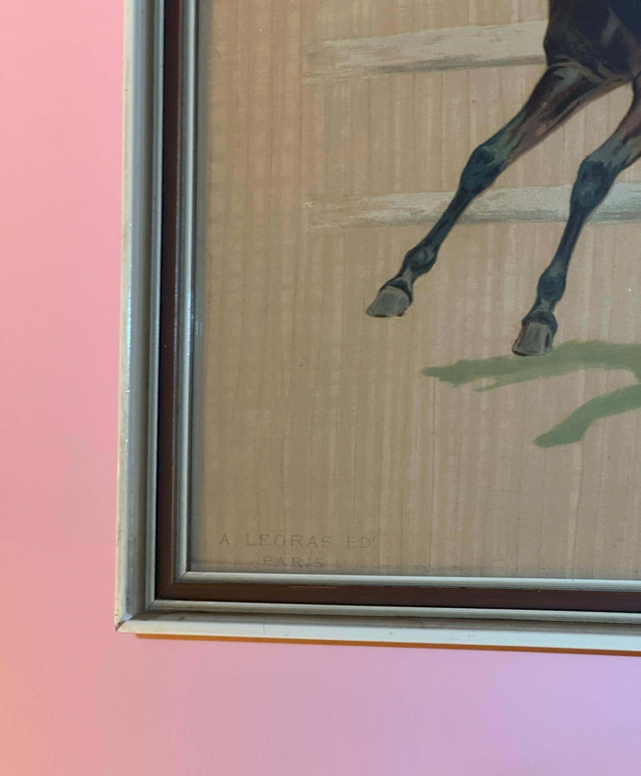 Late 19th Century French Equestrian Prints By Ernest Alexandre Bodoy, A. Legras photo vinterior