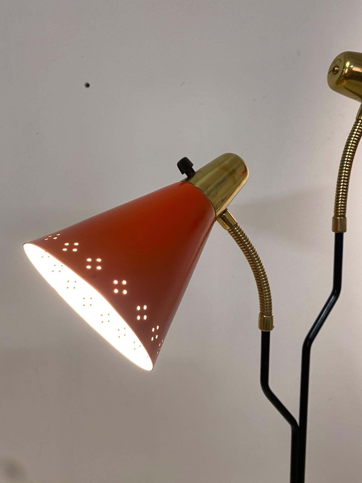Lighting Bloor Lamp Brass/Lacquered Metal By Eskilstuna Elektro Fabriks Ab photo