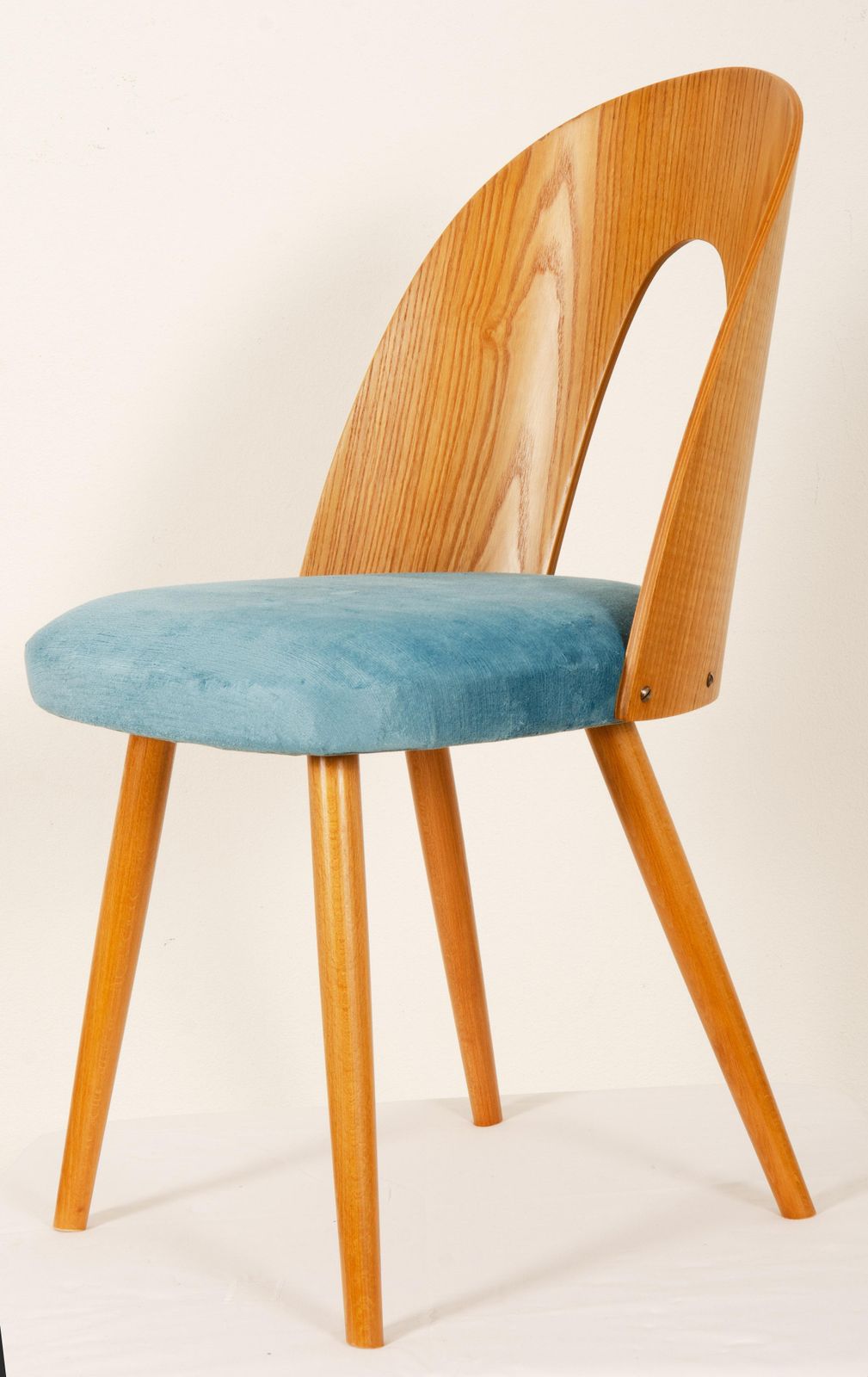 Mid Century Modern Ash Dining Chair By Antonin Suman For Tatra photo for sale