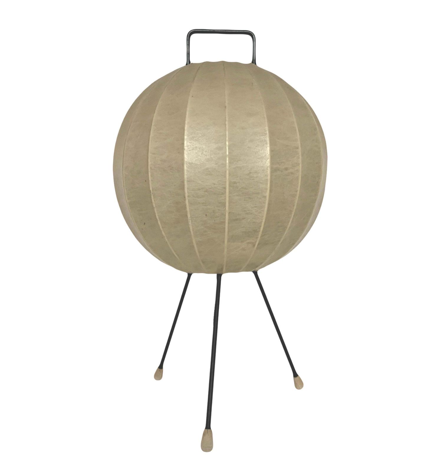 Lighting German Midcentury Pair Of "Cocoon" Table Lamps By Friedel For Goldkant, 1970s photo