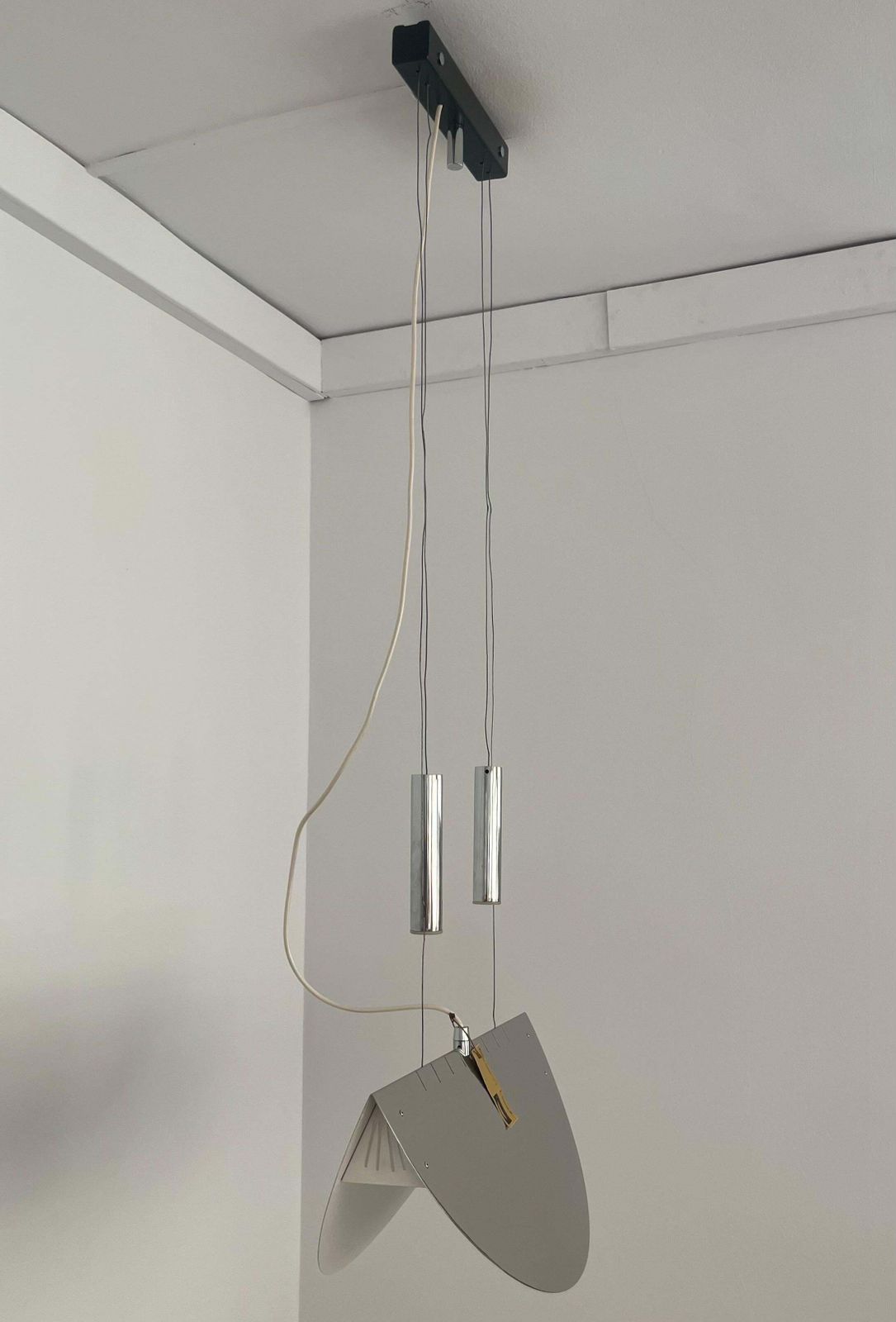 Exceptional Mid Century Counterweight Chandelier By Estiluz, Barcelona, 1977s photo furniture