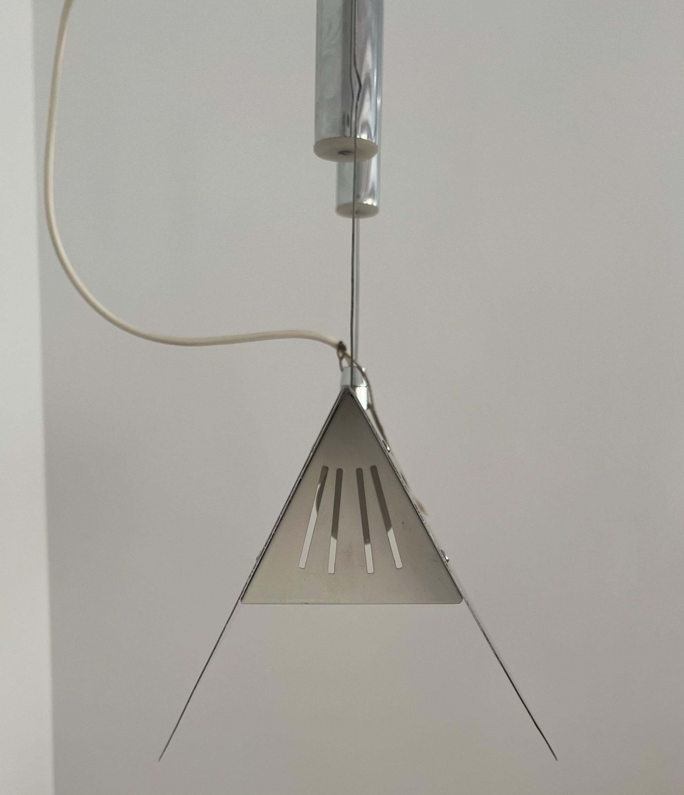 Exceptional Mid Century Counterweight Chandelier By Estiluz, Barcelona, 1977s photo vintage